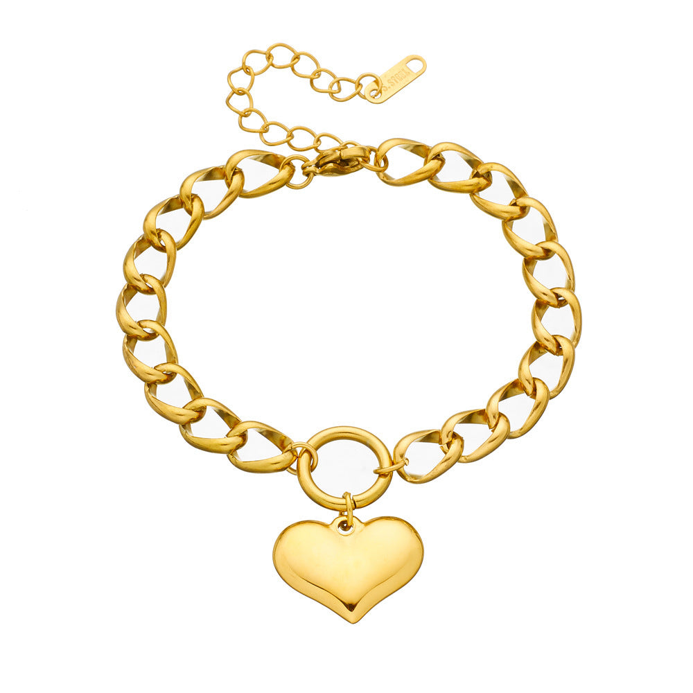 Heart Charm Bracelet