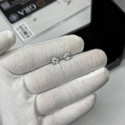 VVS Moissanite Stud Earrings