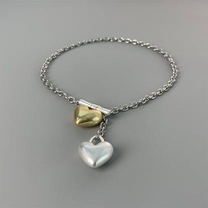 Double Heart Necklace