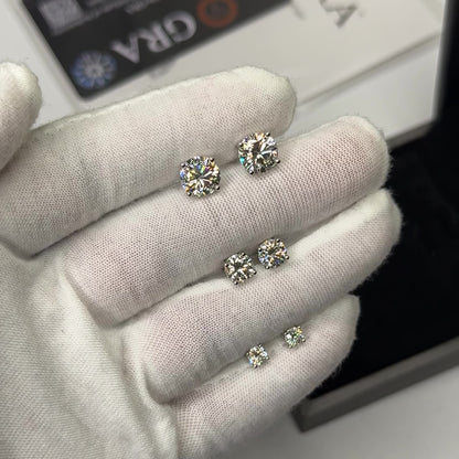 VVS Moissanite Stud Earrings